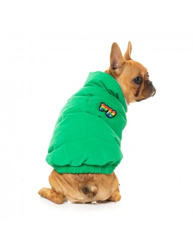 Casaco acolchoado de algodão para cães FuzzYard Ashbury verde