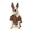 Casaco aviador para cães FuzzYard Ava castanho