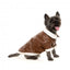 Casaco aviador para cães FuzzYard Ava castanho