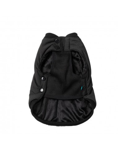 Blusão bomber acolchoado para cães FuzzYard preto