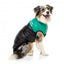 Casaco acolchoado para cães FuzzYard East Harlem verde