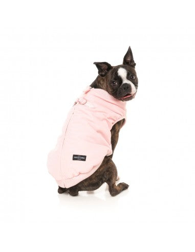 Casaco com peitoral para cães FuzzYard East MacGyver rosa