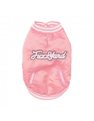 Casaco de basebol para cães FuzzYard Fastball rosa