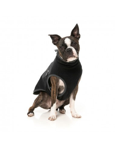 Colete sherpa para cães FuzzYard Fitzroy preto