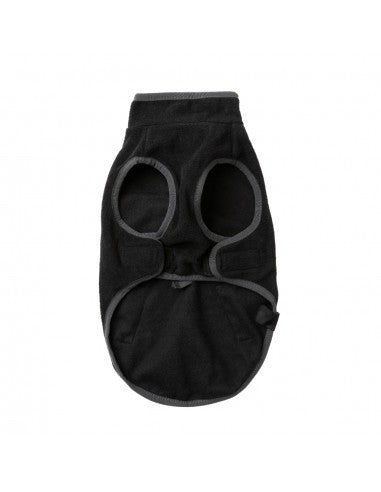 Colete sherpa para cães FuzzYard Fitzroy preto