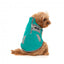 Colete sherpa para cães FuzzYard Fitzroy verde