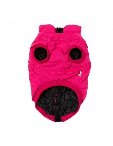 Casaco com peitoral para cães FuzzYard Flash magenta