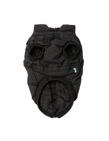 Casaco com peitoral para cães FuzzYard Flash preto