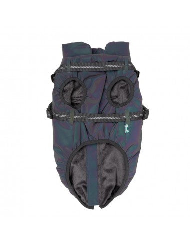 Casaco refletor com peitoral para cães FuzzYard Flash