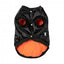 Blusão bomber acetinado para cães FuzzYard Frat preto
