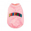 Blusão bomber acetinado para cães FuzzYard Frat rosa