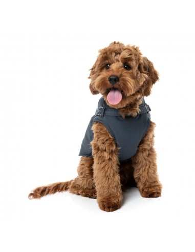 Casaco para cão com peitoral FuzzYard Horizon azul-marinho