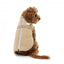 Casaco para cão com peitoral FuzzYard Horizon taupe