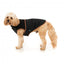 Casaco com forro sherpa para cães FuzzYard Ivanhoe preto