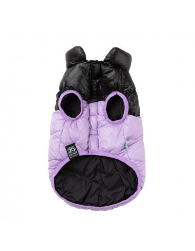 Casaco acolchoado para cães FuzzYard South Harlem lilás