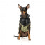 Casaco acolchoado para cães FuzzYard South Harlem verde-oliva