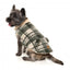 Casaco para cão FuzzYard Lumberjack 25 verde e creme