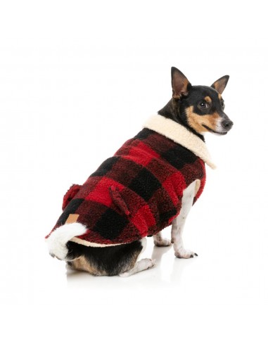 Casaco para cão FuzzYard Lumberjack 25 vermelho