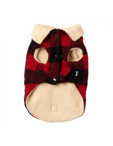 Casaco para cão FuzzYard Lumberjack 25 vermelho