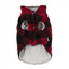 Casaco polar para cães FuzzYard The Lumberjack aos quadrados vermelho e preto