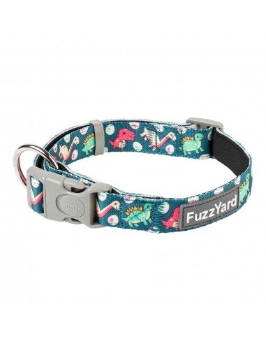 Coleira em neopreno para cães FuzzYard Dinosaur Land (tamanho L)