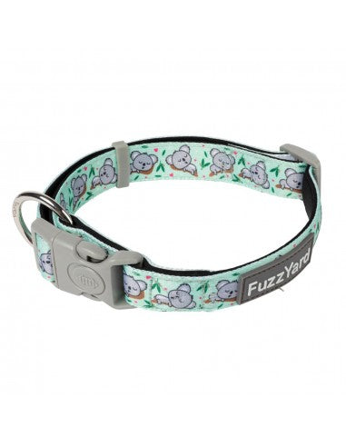 Coleira em neopreno para cães FuzzYard Dreamtime Koalas (tamanho M)