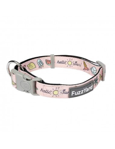 Coleira em neopreno para cães FuzzYard Hello Sun (tamanho L)