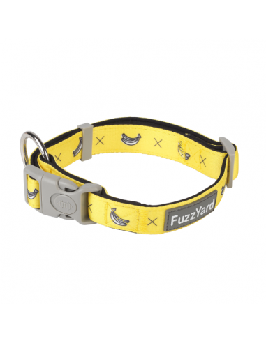 Coleira em neopreno para cães FuzzYard Monkey Mania (tamanho S)