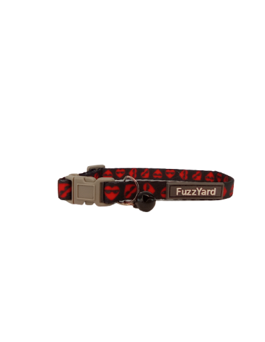 Coleira para gato com guizo FuzzYard Heartbreaker