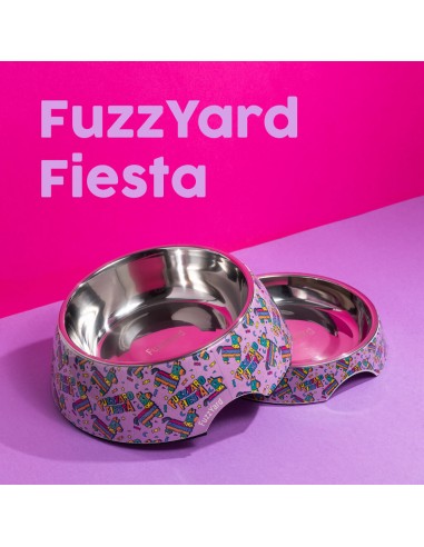 Comedouro antiderrapante para cães FuzzYard Fiesta (tamanho S)