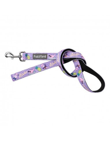 Trela em neopreno para cães FuzzYard Aloha Dolphins (tamanho S)