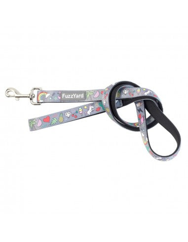 Trela acolchoada em neopreno para cães FuzzYard Coachella (tamanho S)