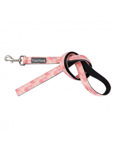 Trela em neopreno para cães FuzzYard Pink Lemonade (tamanho L)
