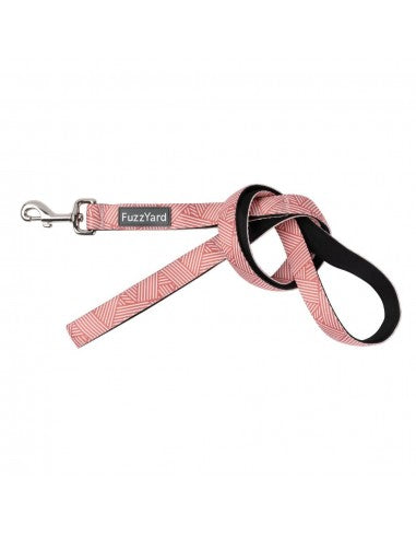 Trela em neopreno para cães FuzzYard Thornbury Brick Red (tamanho L)