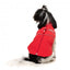 Impermeável corta-vento para cães FuzzYard Breaker vermelho