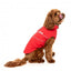 Impermeável corta-vento para cães FuzzYard Breaker vermelho