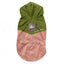 Impermeável reversível para cães FuzzYard Ormond verde-azeitona e rosa