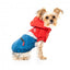 Impermeável para cães FuzzYard The Seattle vermelho e azul