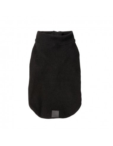 Camisola com fecho para cães FuzzYard Cambridge preta