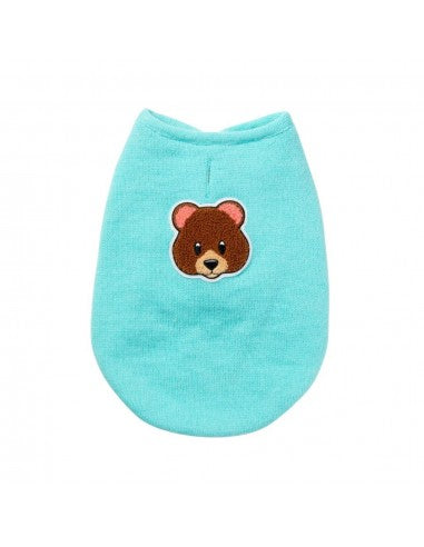 Camisola de malha para cães FuzzYard FuzzBear aqua