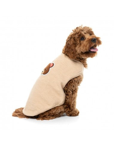 Camisola de malha para cães FuzzYard FuzzBear bege