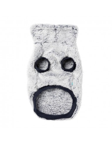 Camisola de peluche para cães FuzzYard Frosted Teddy azul-marinho