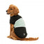 Camisola com capuz para cães FuzzYard Track, preto e salva (tamanho 1)