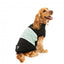 Camisola com capuz para cães FuzzYard Track, preto e salva (tamanho 1)