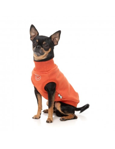 Camisola bordada para cão FuzzYard Smiley cor de ferrugem
