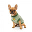 Camisola com capuz para cães FuzzYard Smiley Tie-rus, verde (tamanho 1)