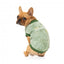 Camisola com capuz para cães FuzzYard Smiley Tie-rus, verde (tamanho 1)