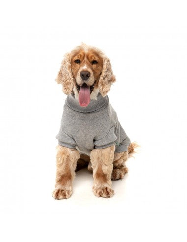 Camisola de gola alta para cão FuzzYard Stevie 25 cinzenta