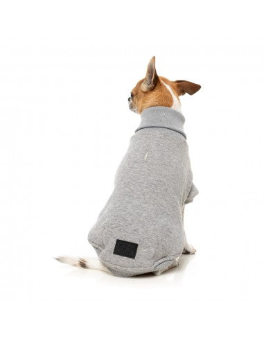 Camisola de gola alta para cão FuzzYard Stevie 25 cinzenta