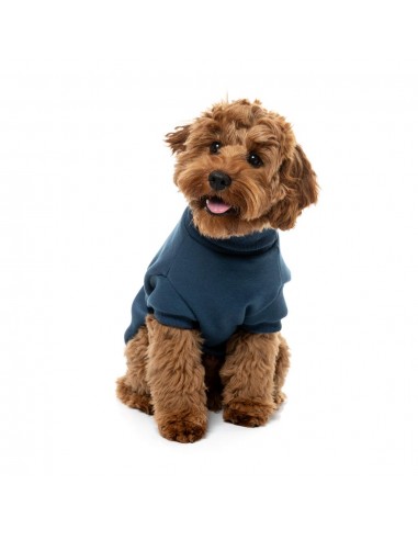 Camisola de gola alta para cão FuzzYard Stevie azul-marinho